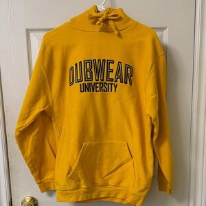 Dubwear University Yellow Hoodie